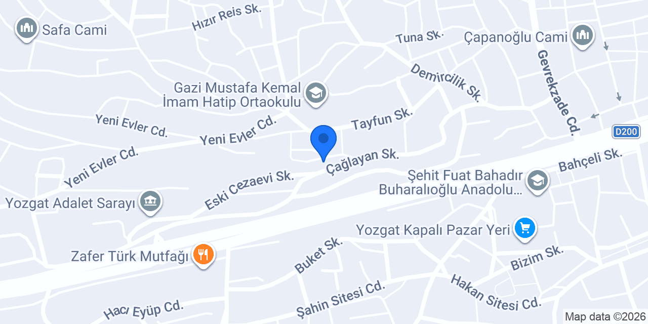 Ensar Plastik konumu