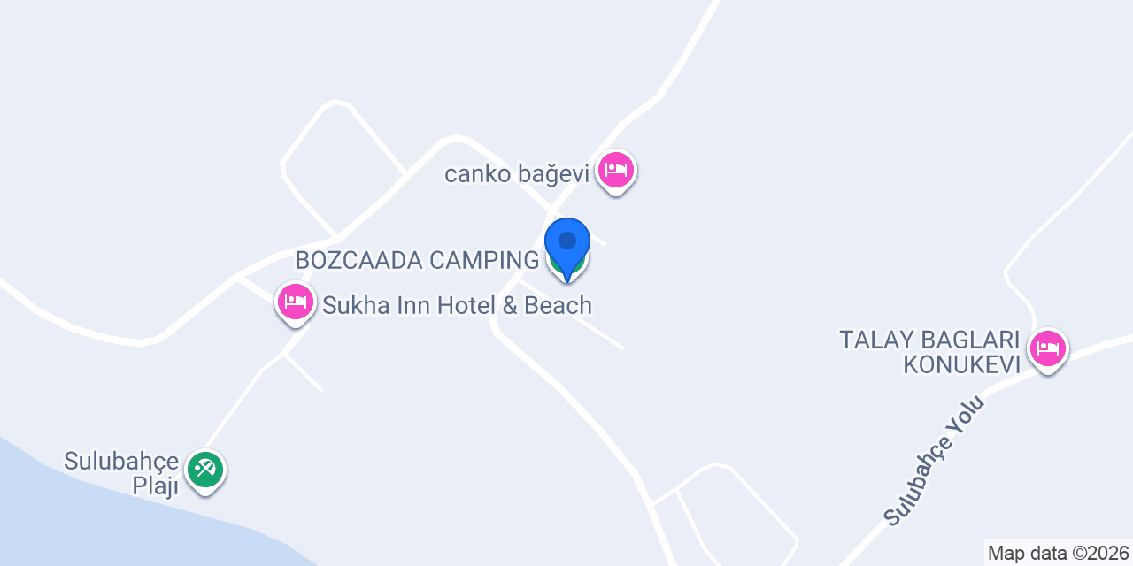 BOZCAADA CAMPING konumu