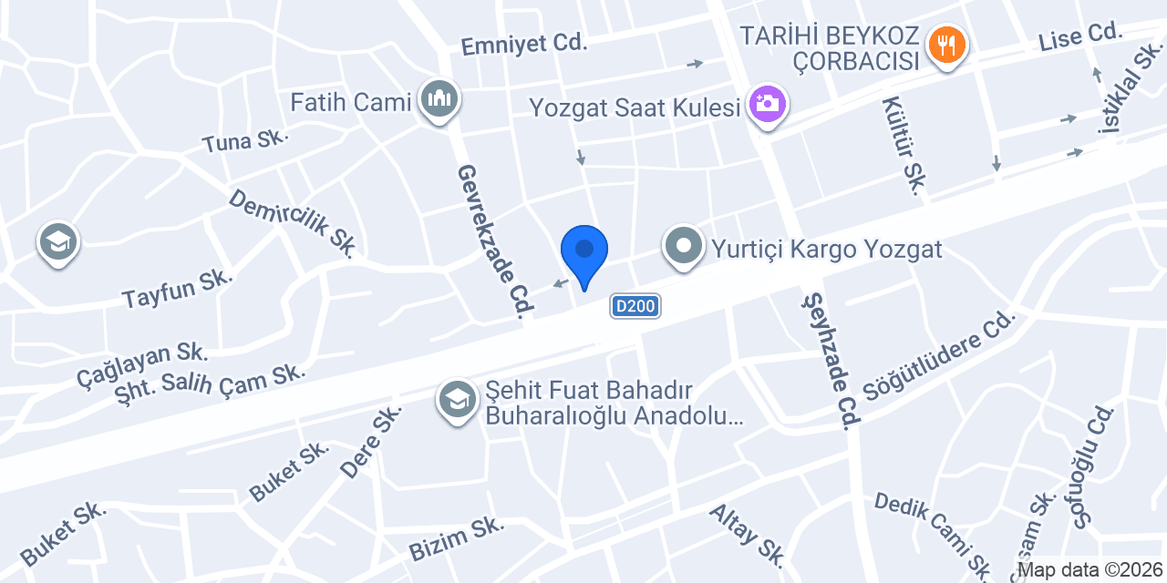 Başak Taksi konumu