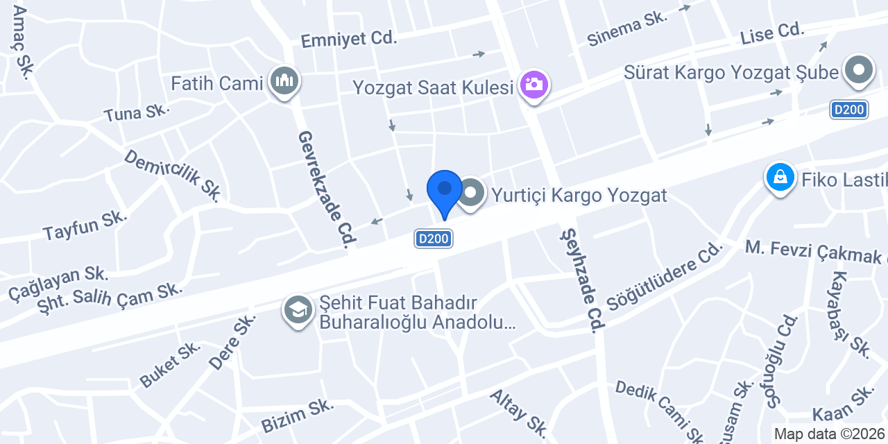 Baba Ocağı Türk Mutfağı konumu