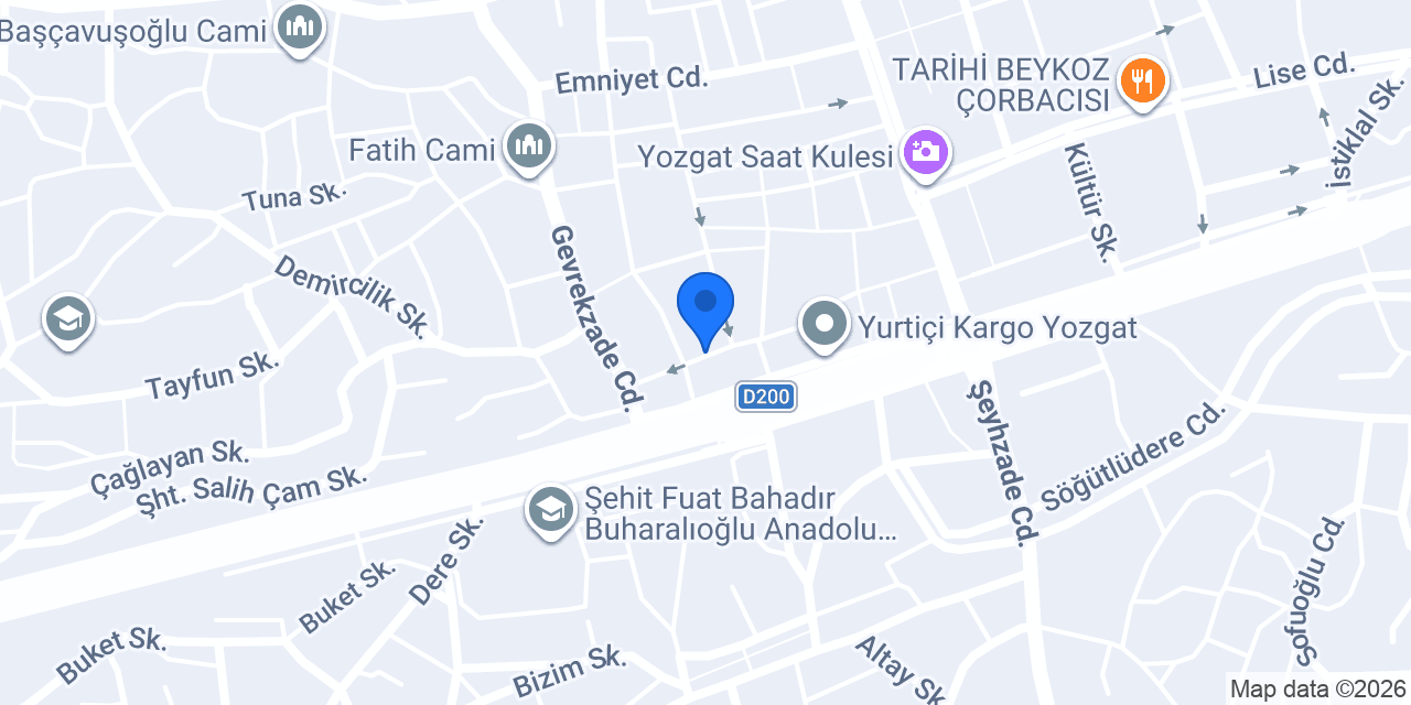 Sanat Sıhhi Tesisat konumu