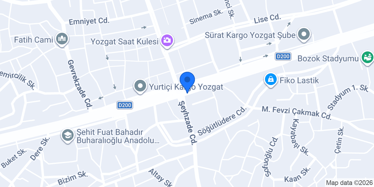 Kadir Şahin Sigorta konumu