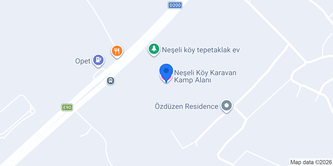 Neşeli Köy Karavan Kamp Alanı konumu