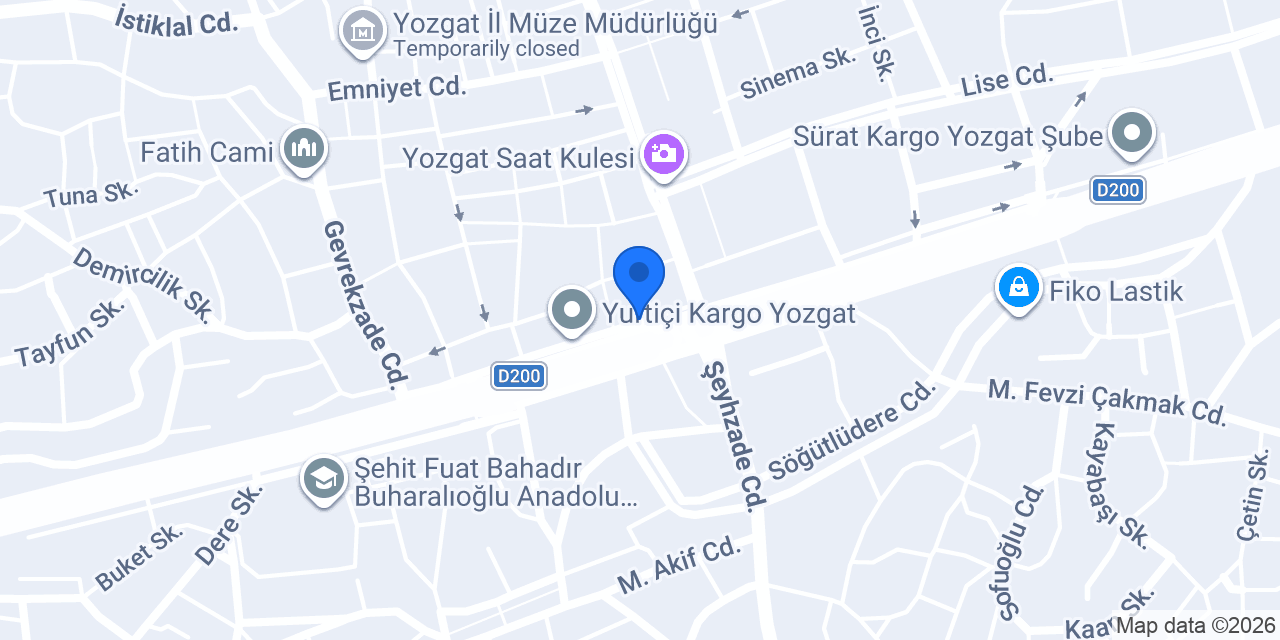 Coşkun Eczanesi konumu