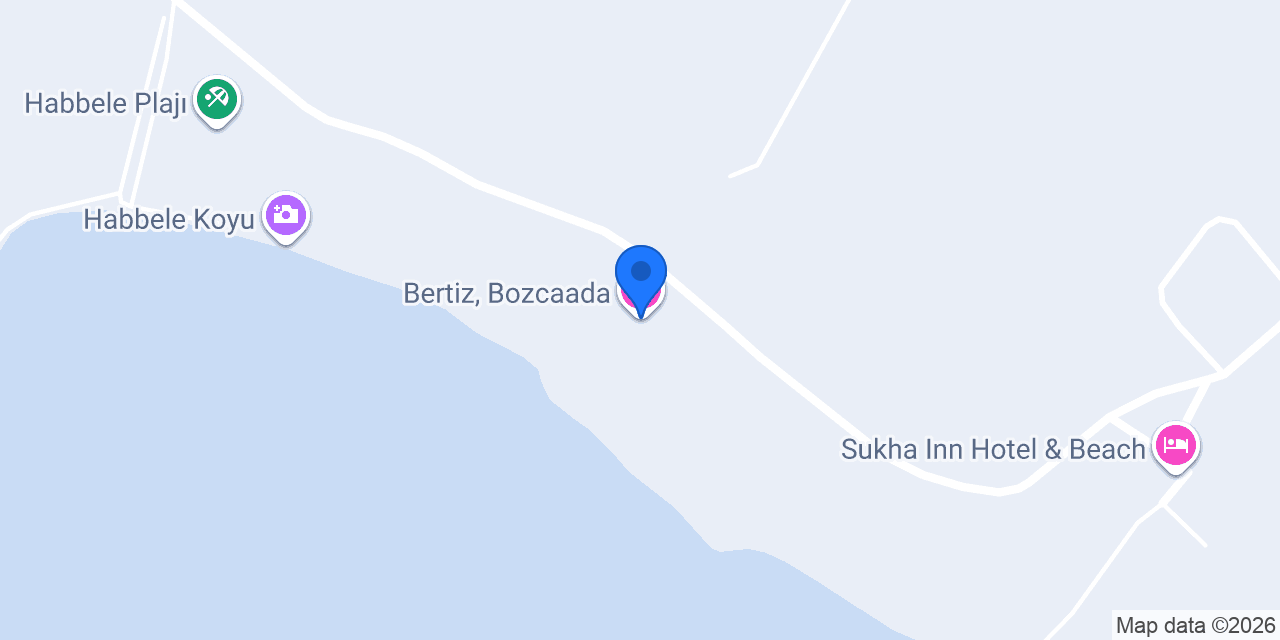 Bertiz, Bozcaada konumu