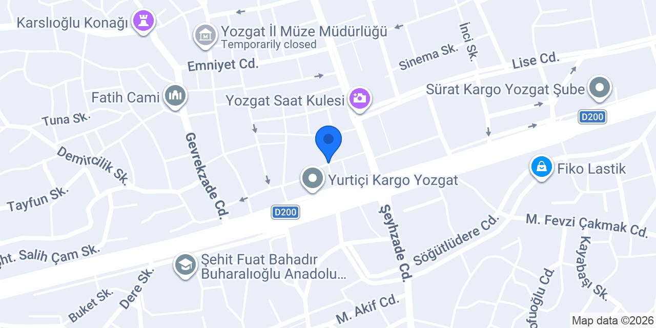 Star Çörekçi konumu