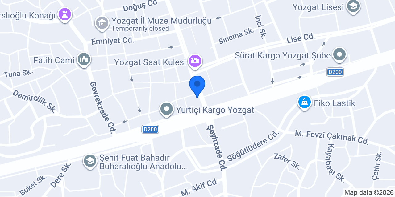 Güven Sürücü Kursu konumu