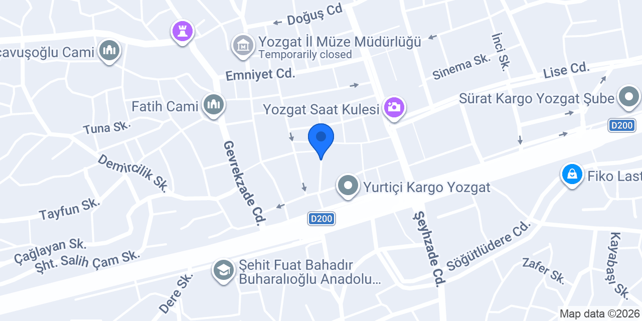 Turan Su Tesisatı konumu