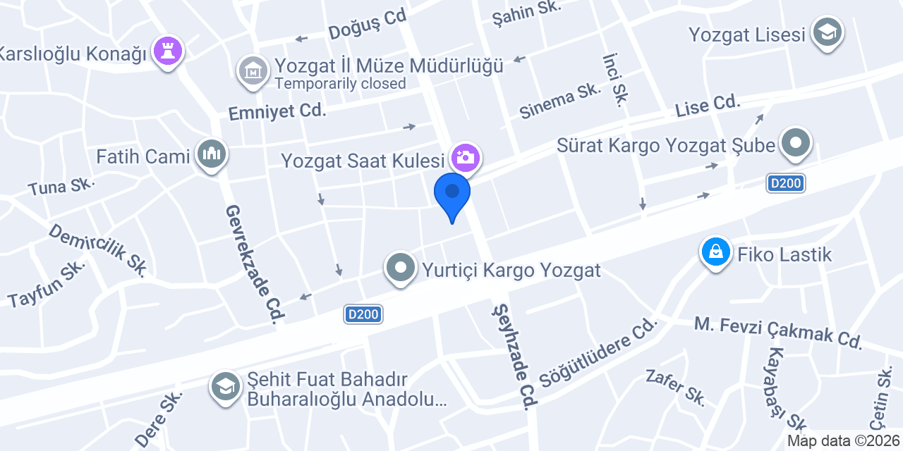 Köseoğlu Elektrik konumu