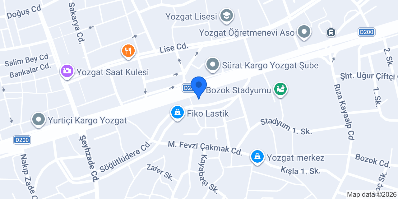 DHL eCommerce - Yozgat Cep Şubesi konumu