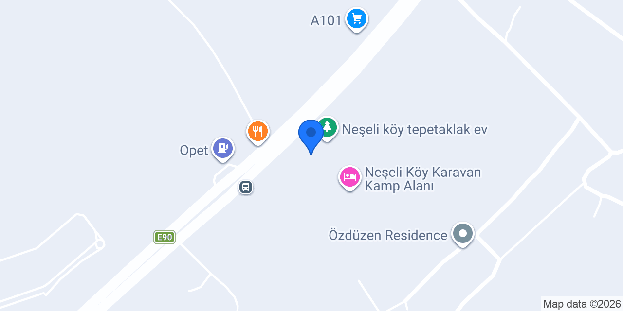 Tepetaklak Ev konumu