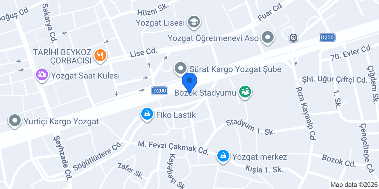 Şahin Enerji Mühendislik konumu