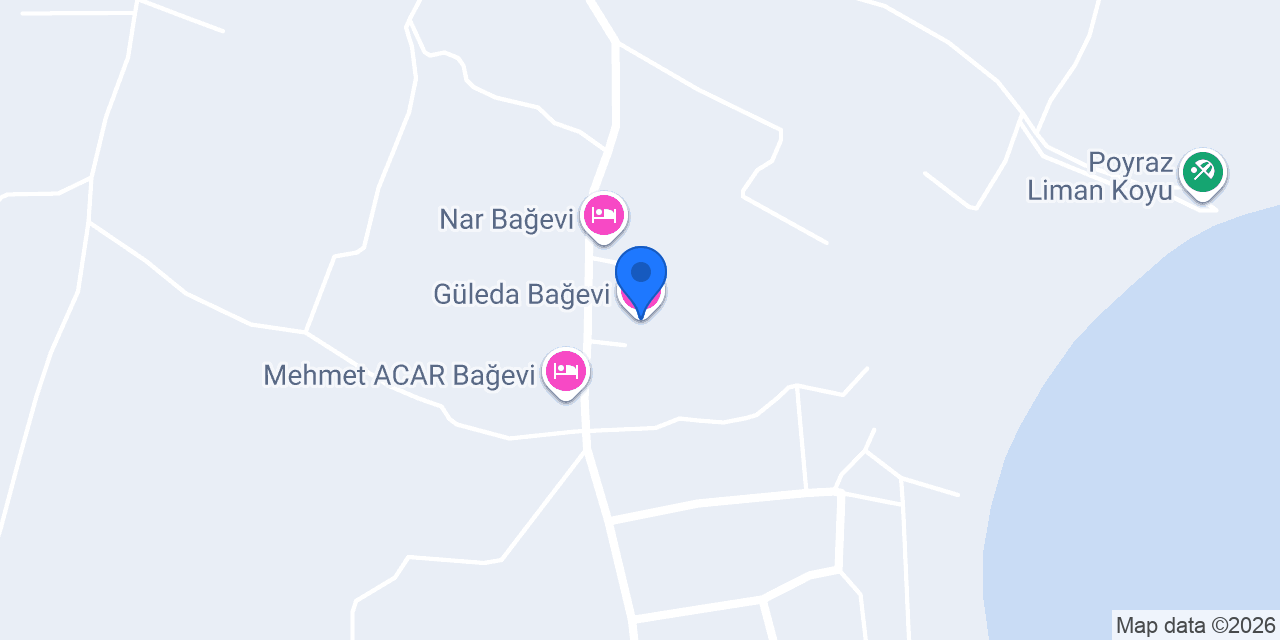 Güleda Bağevi konumu