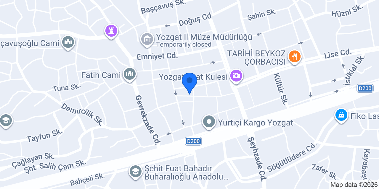 Merallar Ekmek Fabrikası konumu