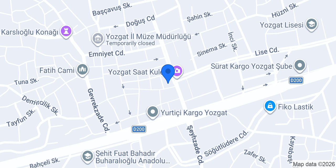Erdoğan Harita Mühendislik konumu