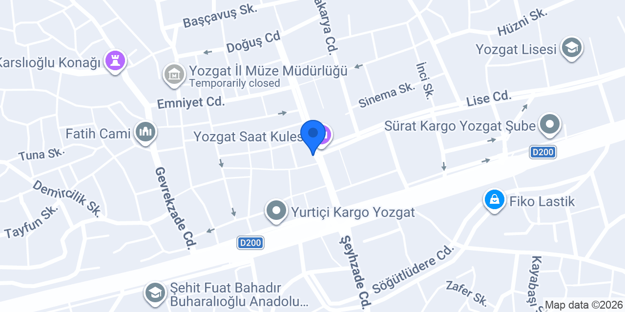 YAKAMOZ EMLAK konumu