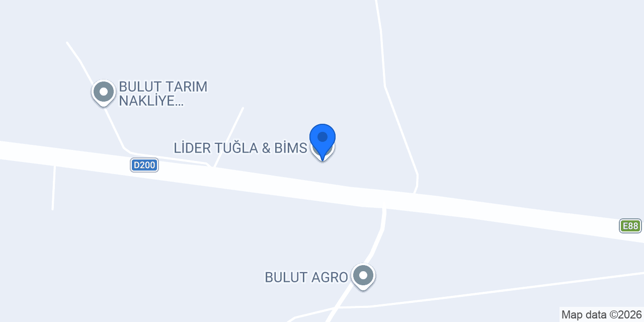 LİDER TUĞLA & BİMS konumu