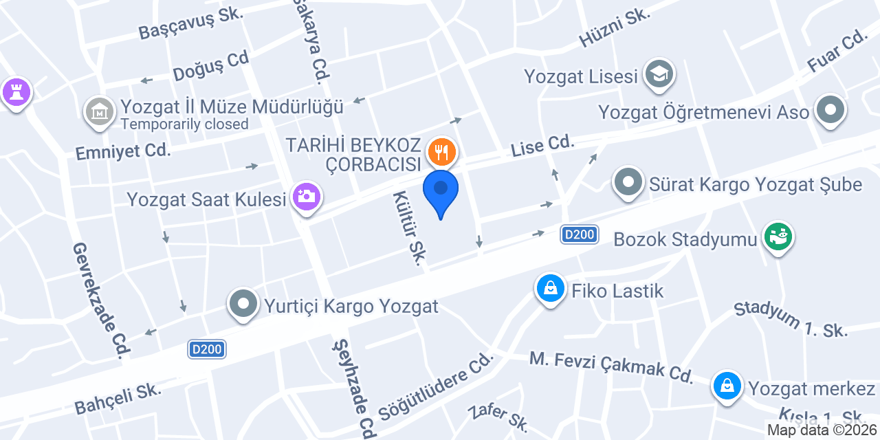 Stüdyo Yalçın konumu