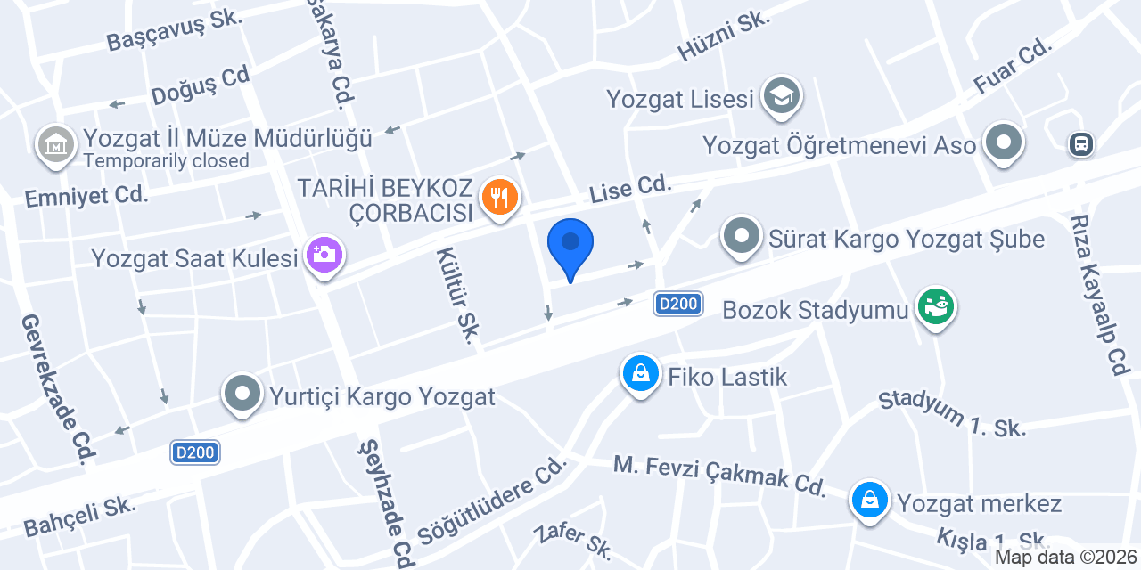 Populer kuaför Yozgat konumu