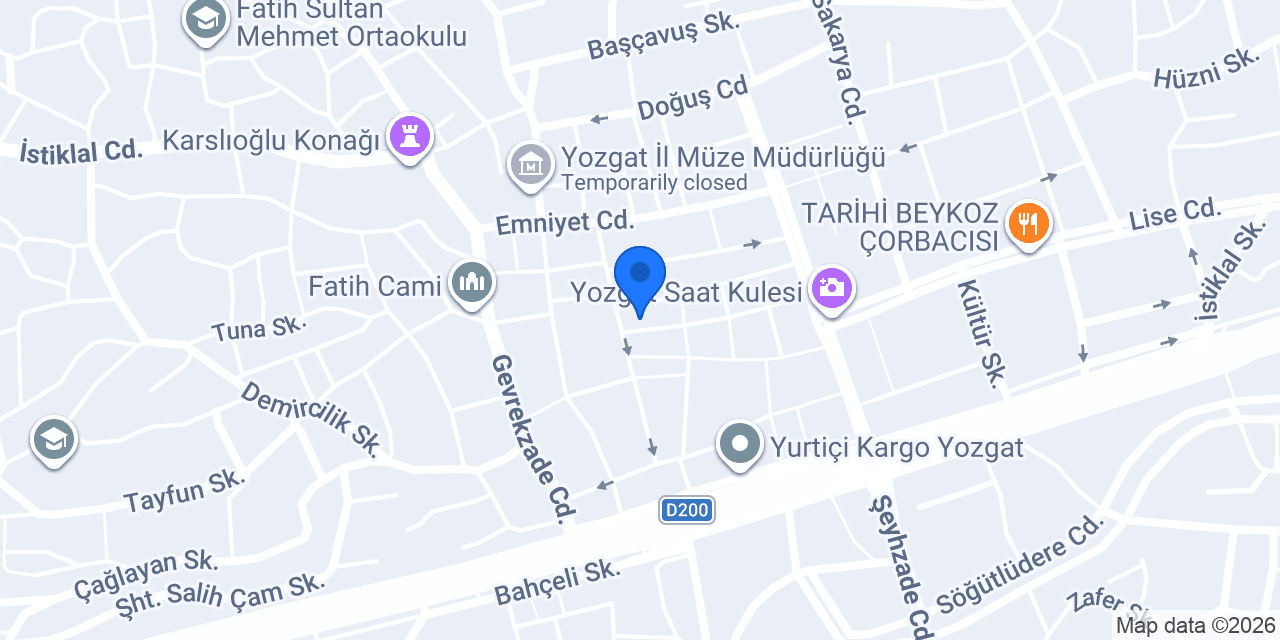 Şifa Eczanesi konumu