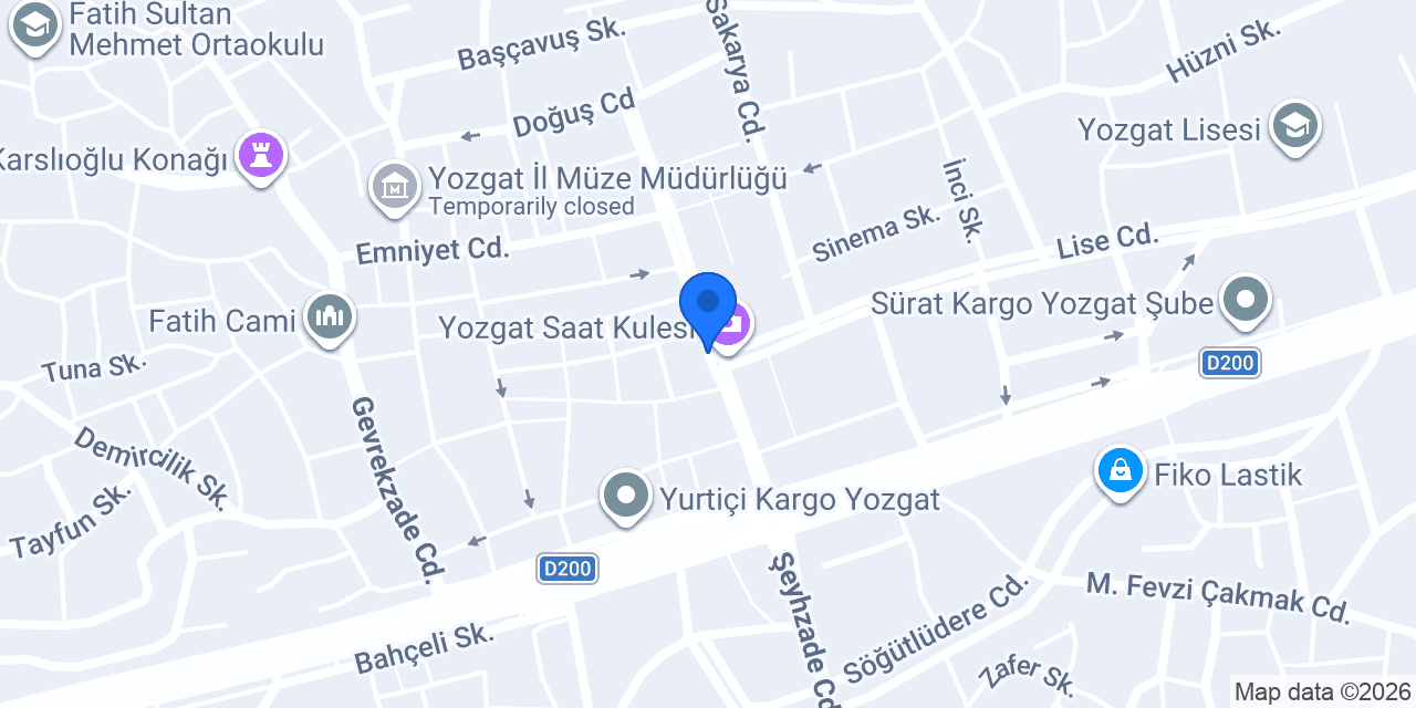 Tuğba Okur Hukuk Bürodu konumu