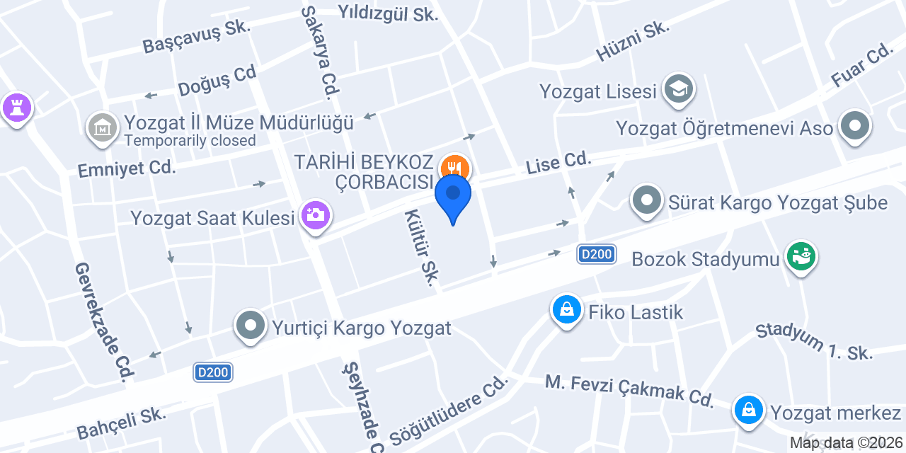 Oğuzlar Matbaası konumu