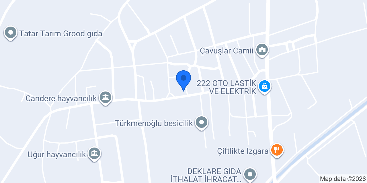 BOZ KÜÇÜKBAŞ HAYVANCILIK konumu