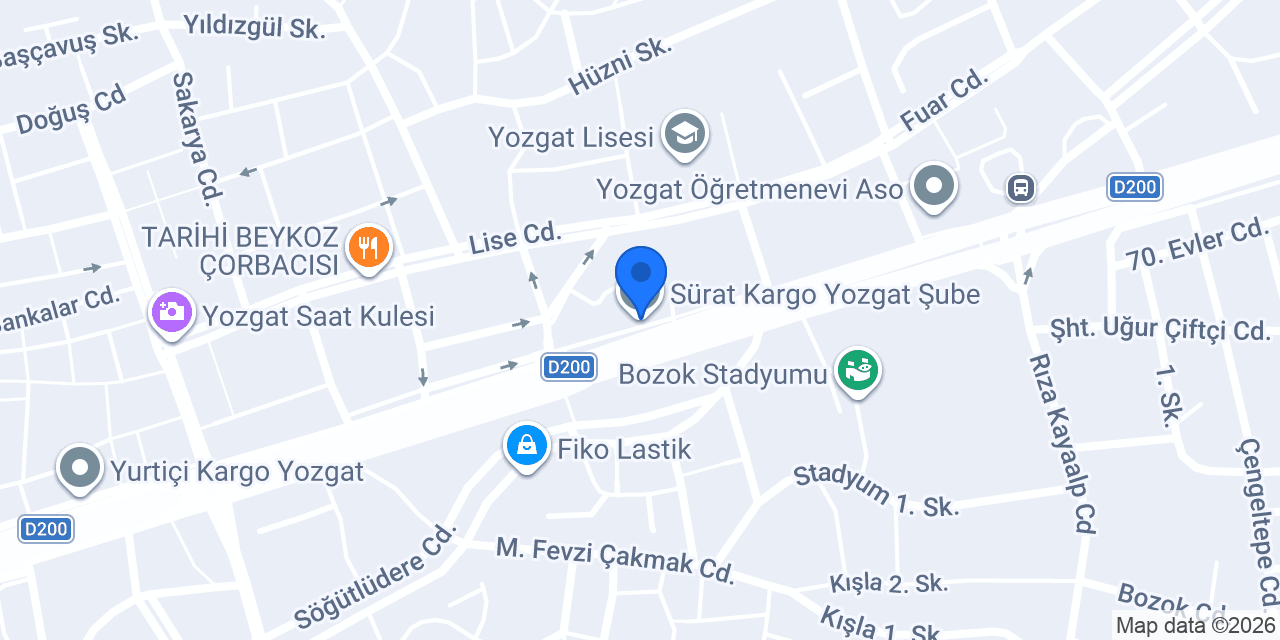 Trend Bayan Kuaförü konumu