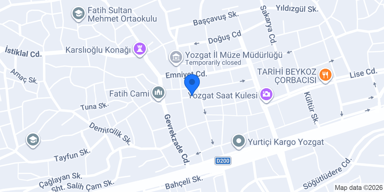 FSM İnşaat & Çelik Konstrüksiyon konumu