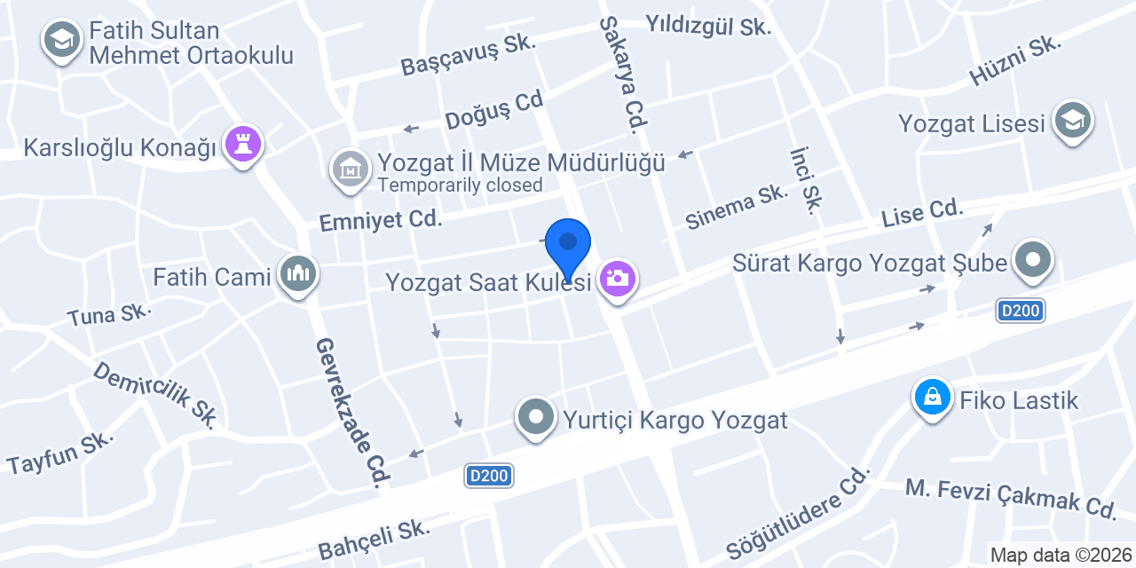Hilal Eczanesi konumu