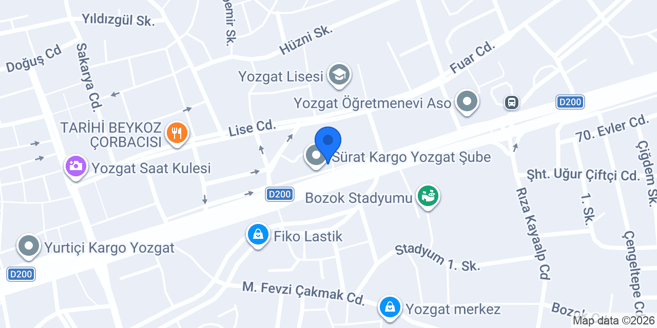 Yıldız Çiçek Evi konumu