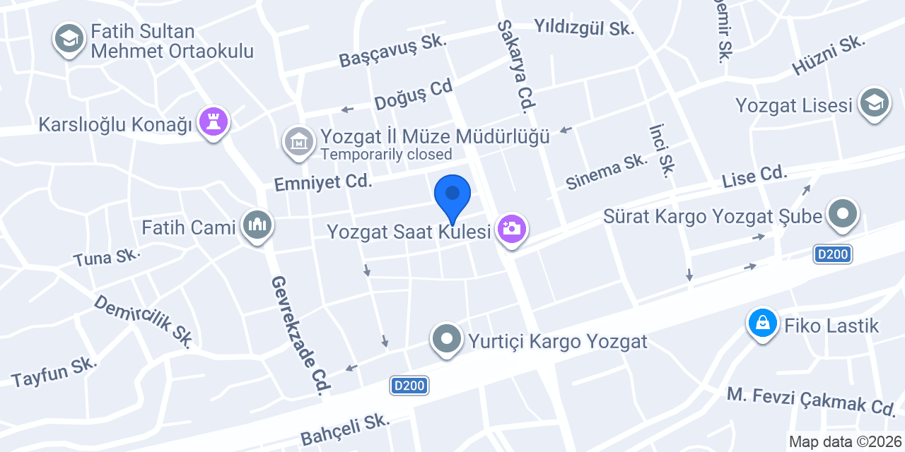 sedef matbaa konumu