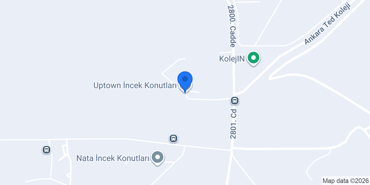 Uptown İncek Konutları konumu