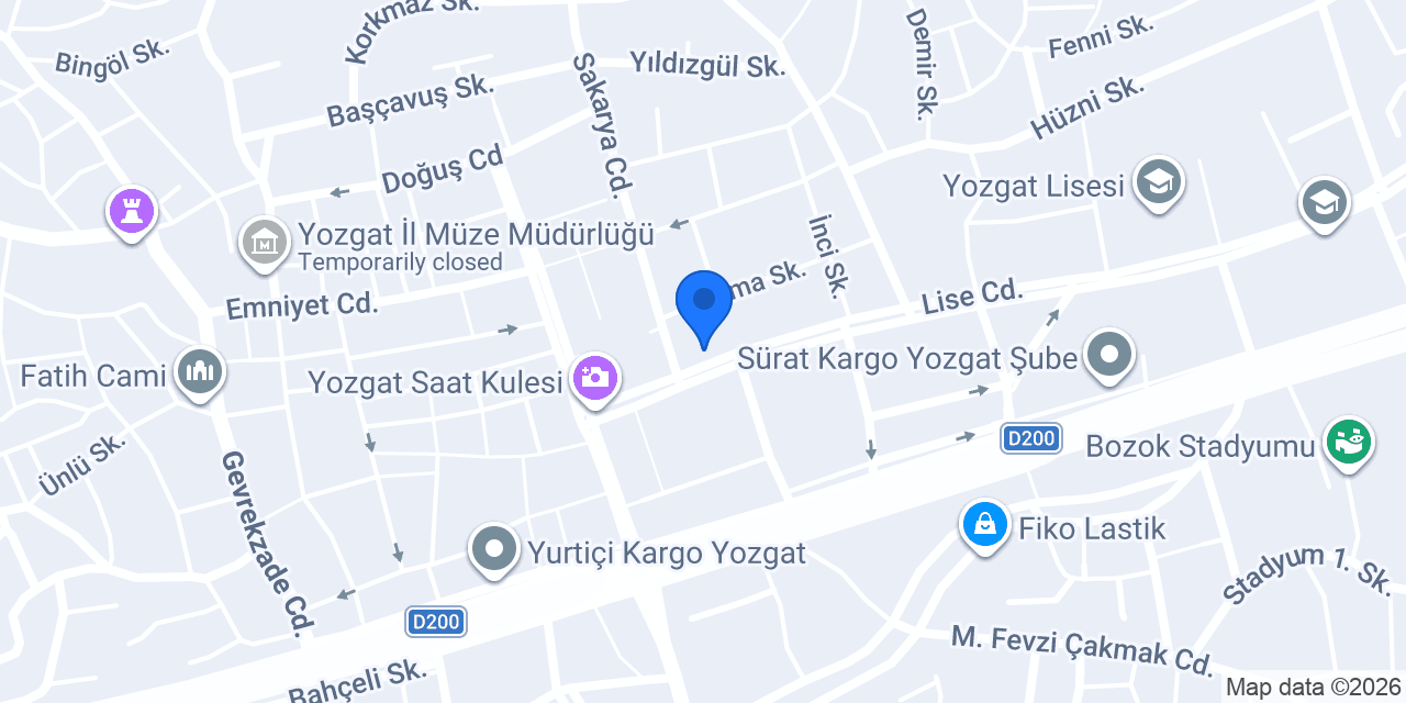 Koton konumu