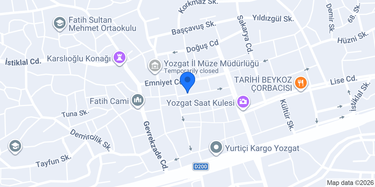 Nazar Et konumu