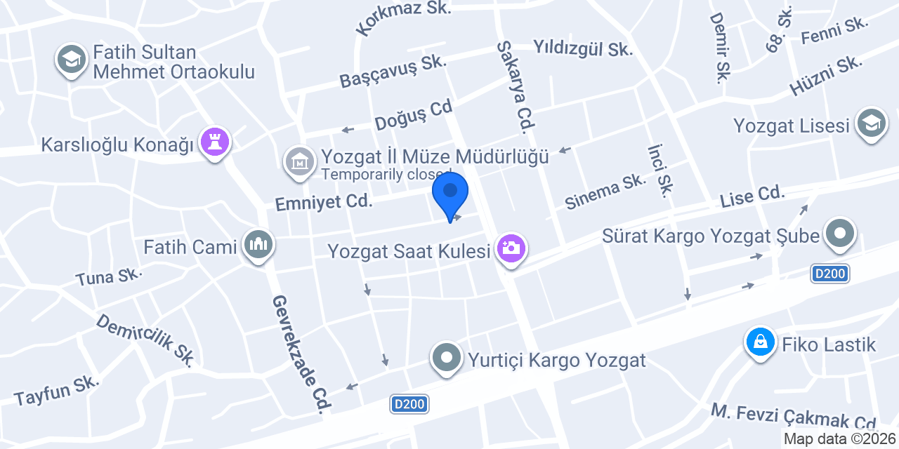 Bozkurt kasabı konumu