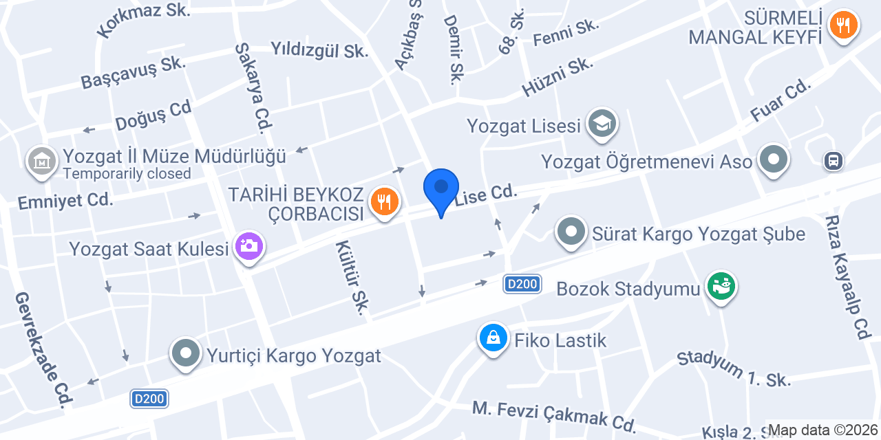 Bilgi Kitabevi konumu