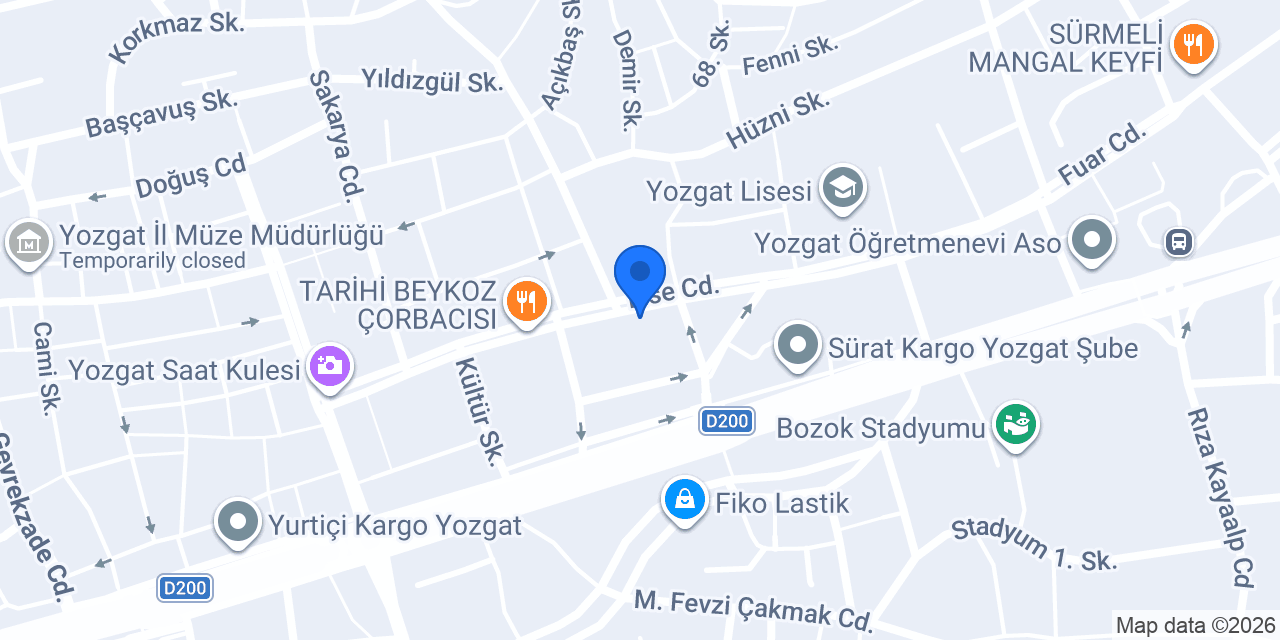 2'iz Optik konumu