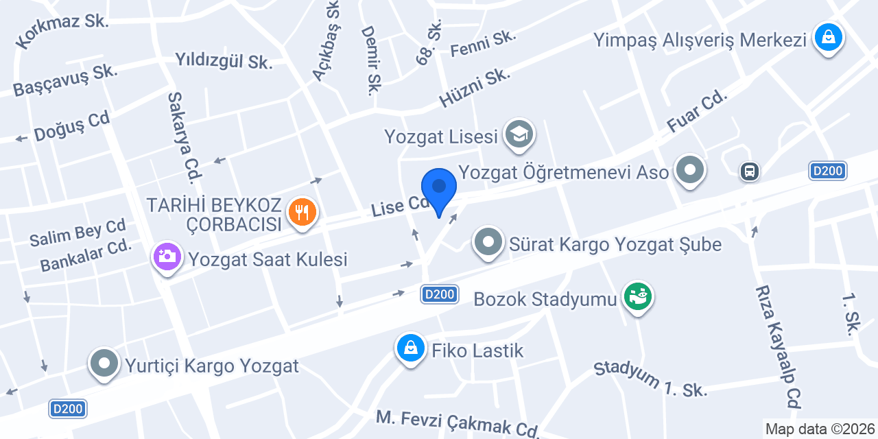 Çiçekçim 66 Yozgat konumu