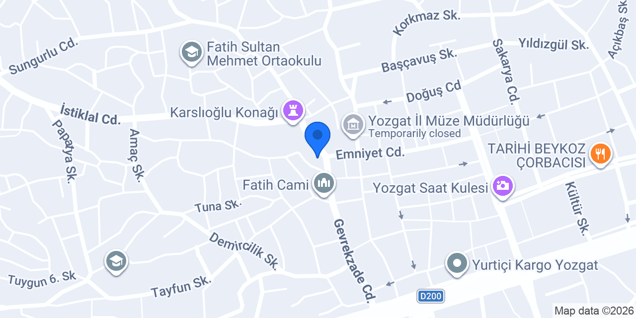 Atmaca Elektronik konumu