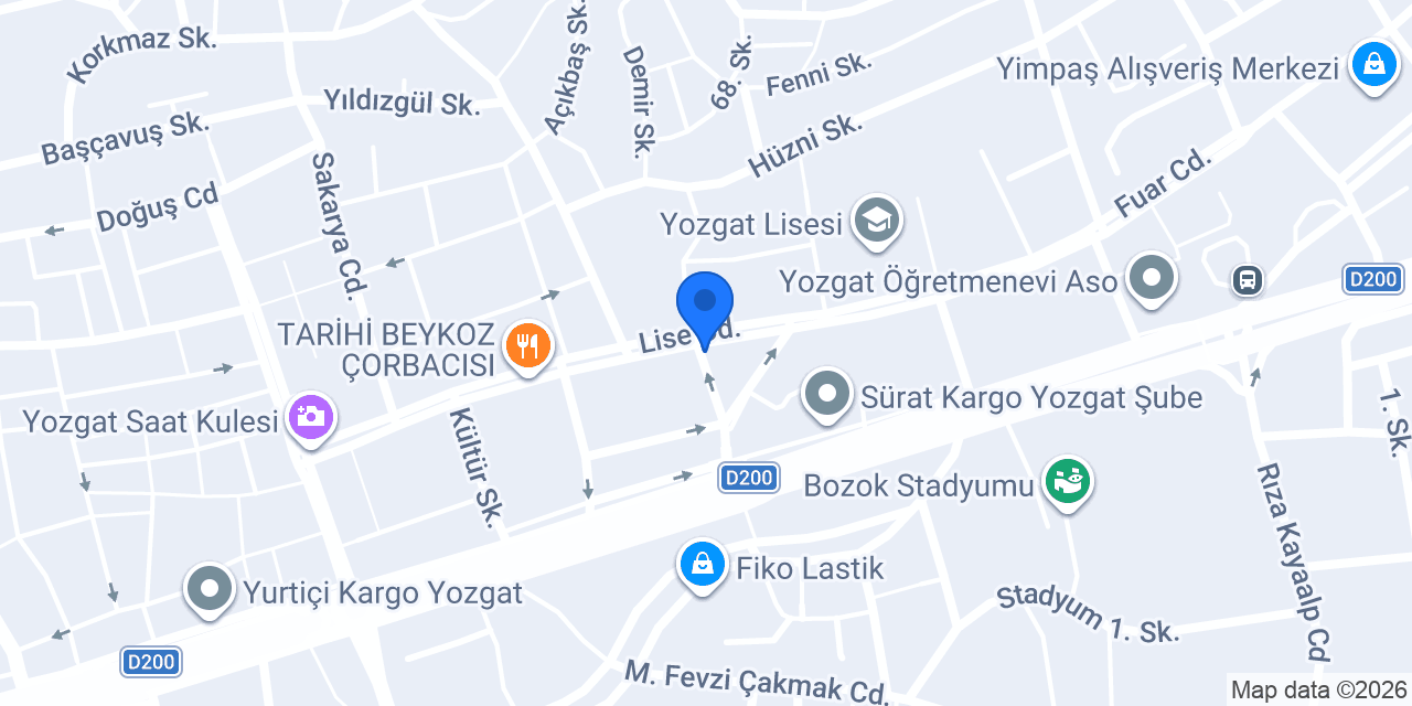 Moda Çiçek konumu