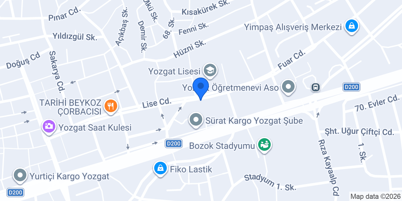 Öncü Döner konumu