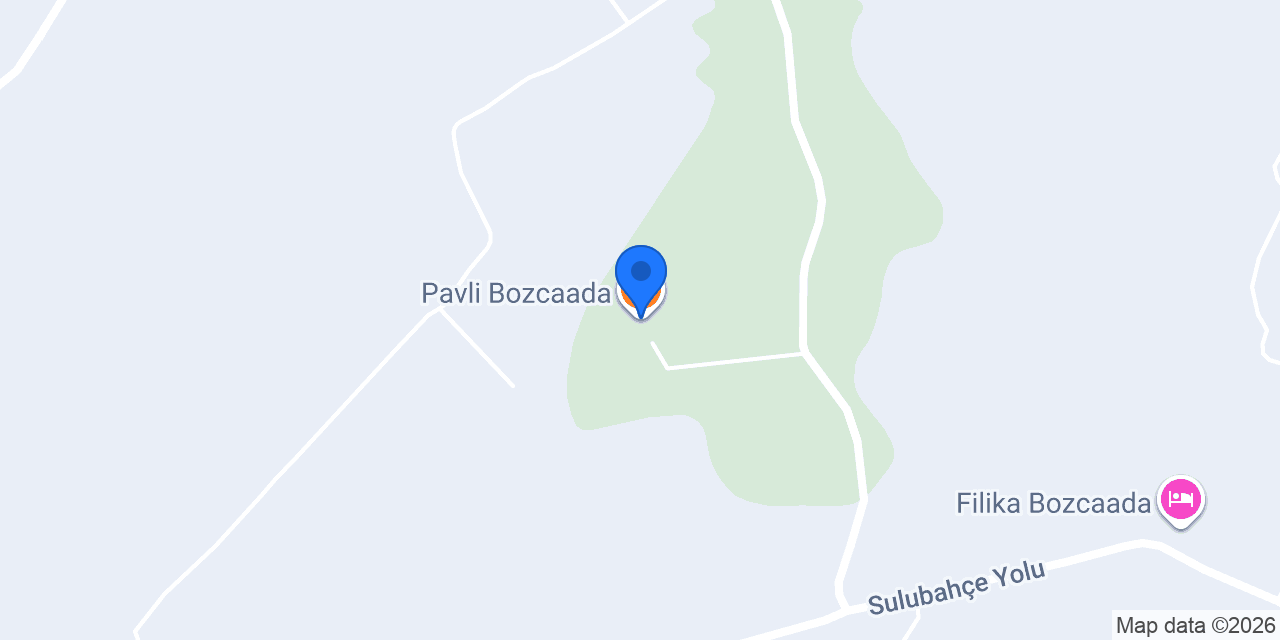 Pavli Bozcaada konumu