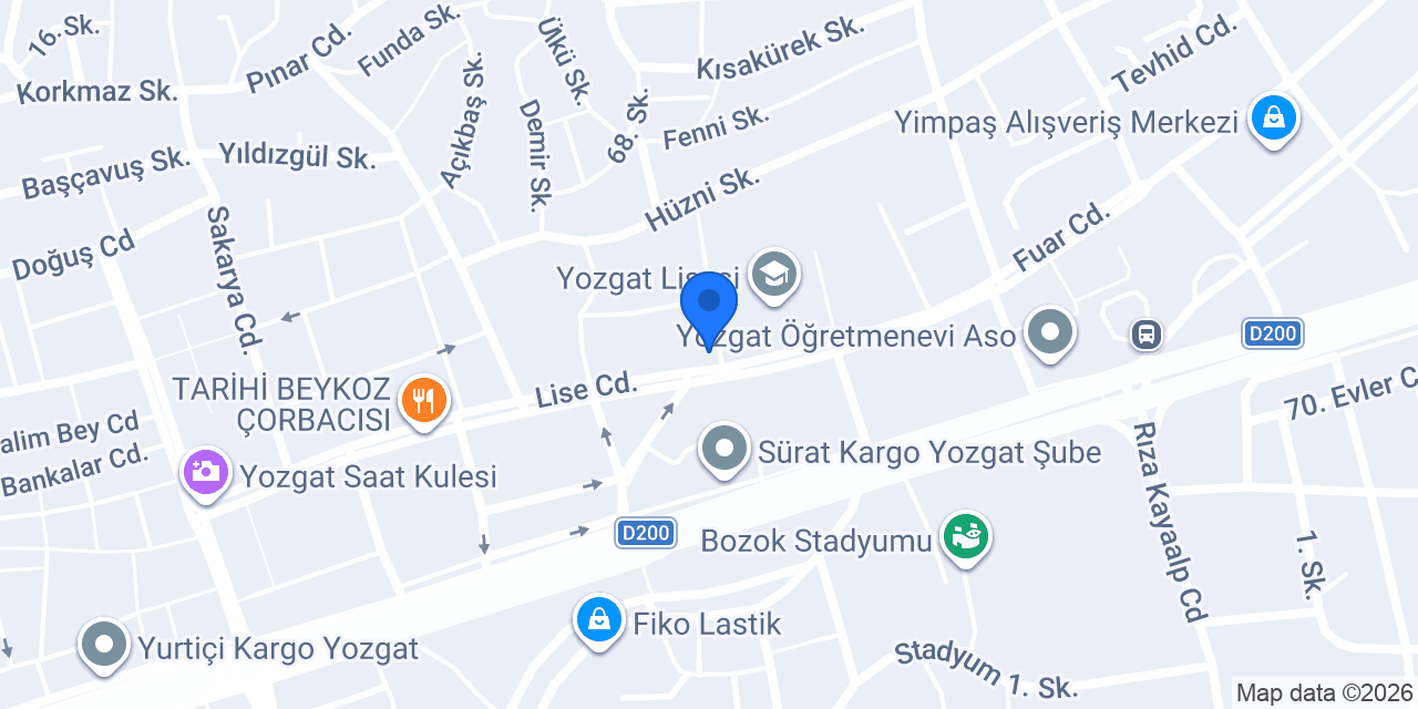Maide Cafe konumu