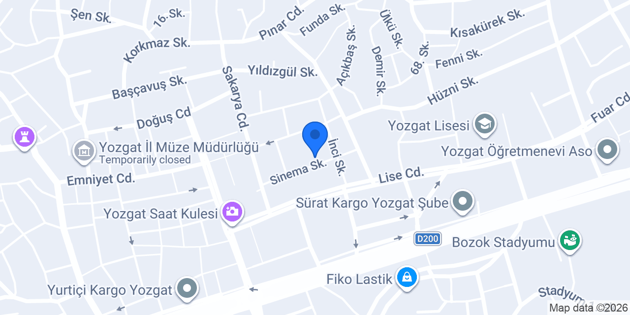 Punto Yozgat konumu