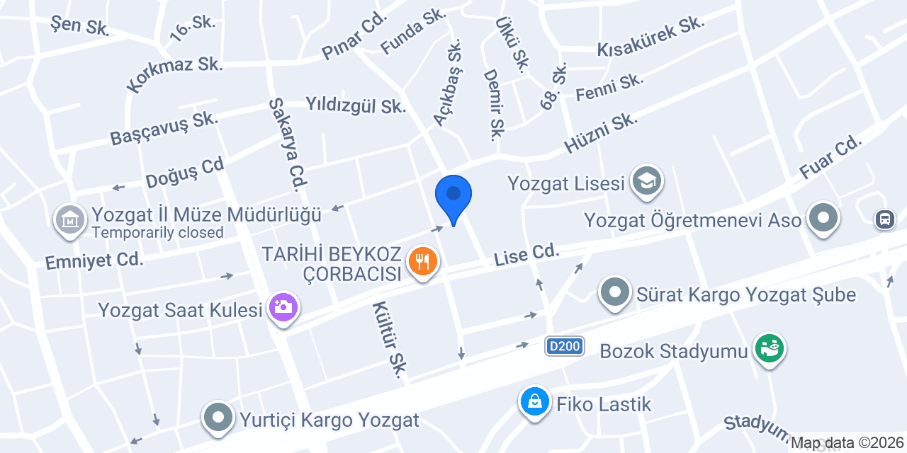ŞENYUVA EMLAK konumu