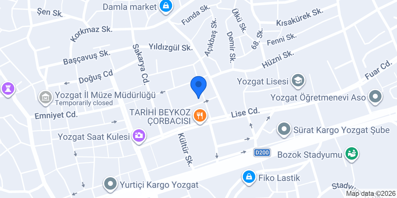 Model Erkek Kuaförü konumu