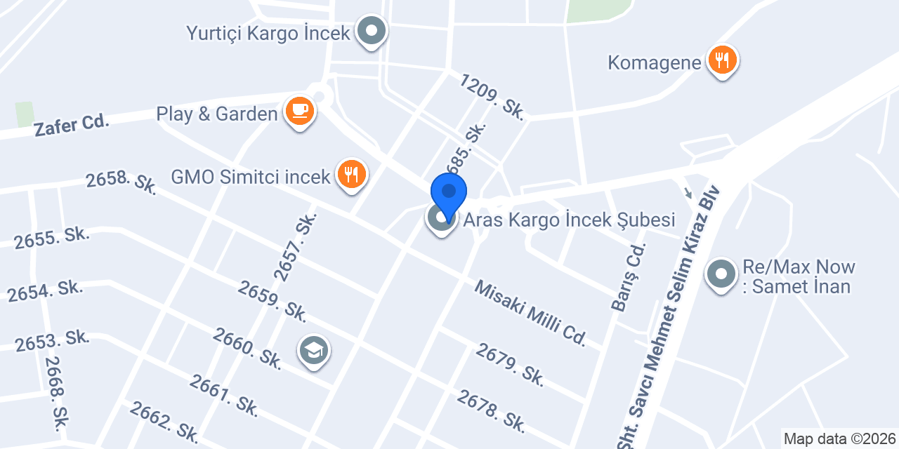 MEŞHUR DÖNERCİ İNCEK konumu