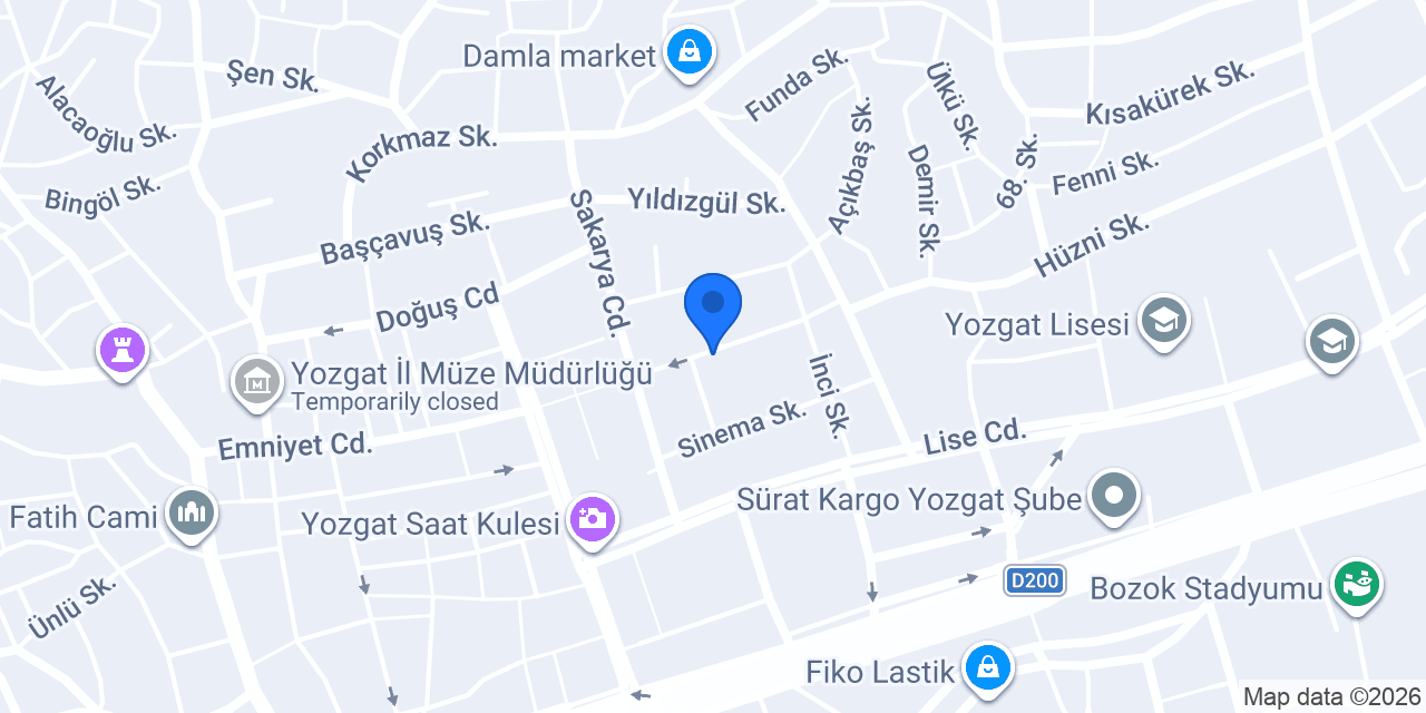 Avşar mimarlık konumu