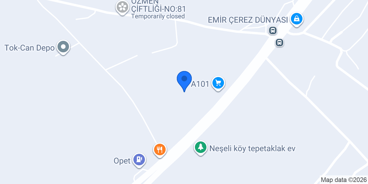 Gül Fidancılık konumu